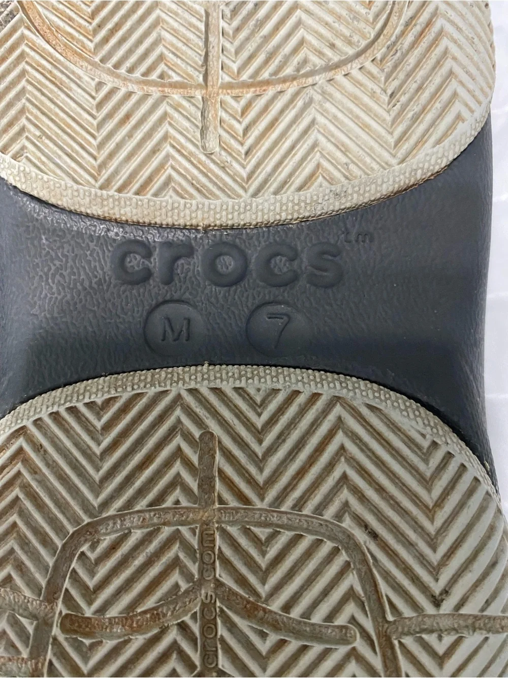 Crocs Black Flip Flop Sandals Men’s Size 7